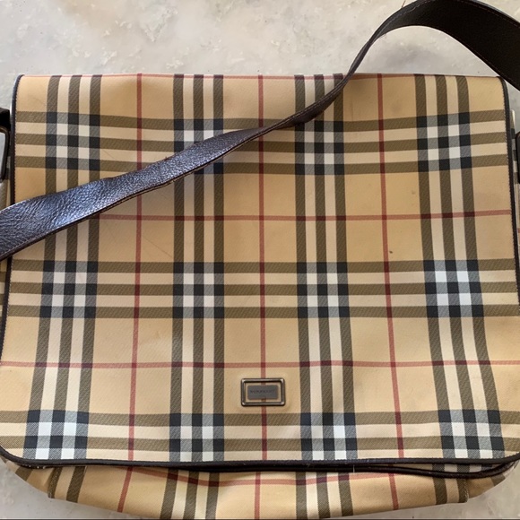 Burberry Handbags - Authentic, vintage Burberry messenger bag